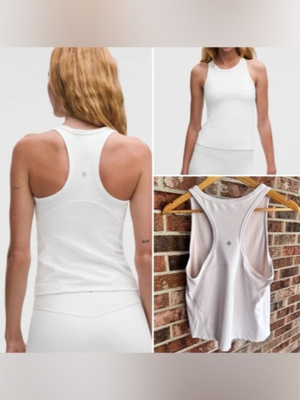 lululemon   ^ Align. Waist-Length Racerback Tank Top  EUC pinkish  color